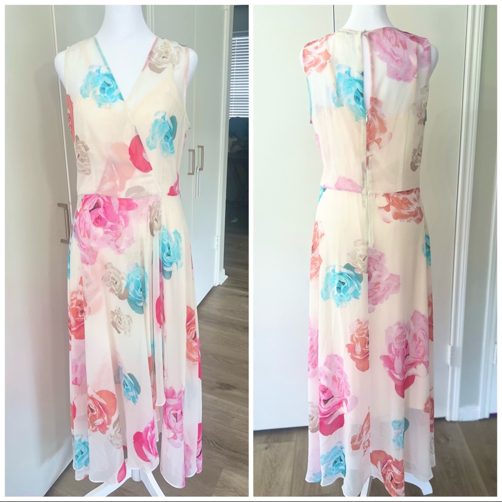 Calvin Klein | Floral Maxi sleeveless Dress